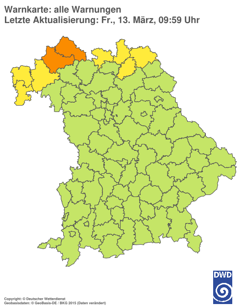 Aktuelle Wetterwarnungen für %region%