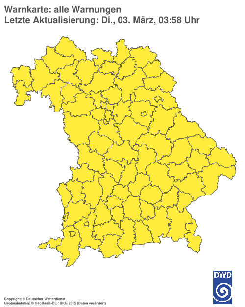 Aktuelle Wetterwarnungen für %region%