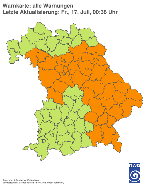 Aktuelle Wetterwarnungen für %region%